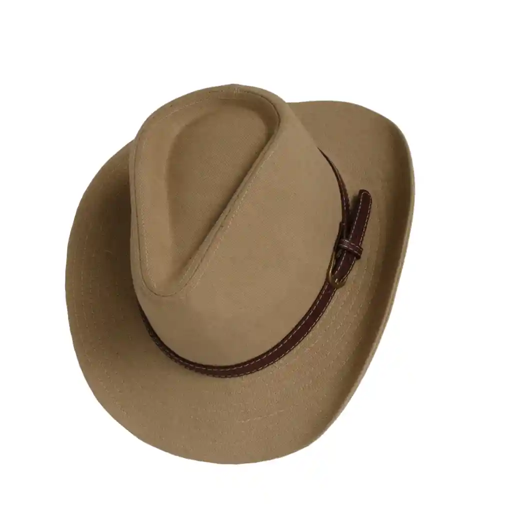 Sombrero Para Hombre Explorador Indiana Jones En Drill Beige