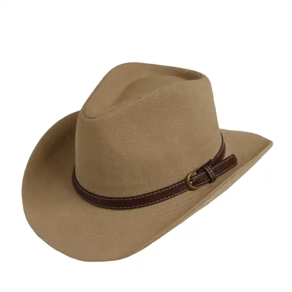 Sombrero Para Hombre Explorador Indiana Jones En Drill Beige