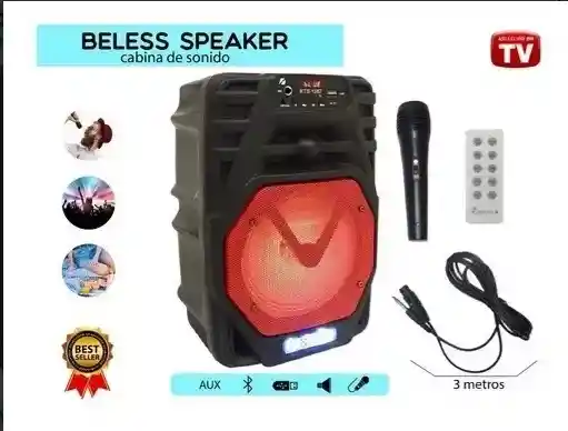 Cabina 6.5 Parlante Bocina Speaker Kts 1367 Bluetooth Micróf