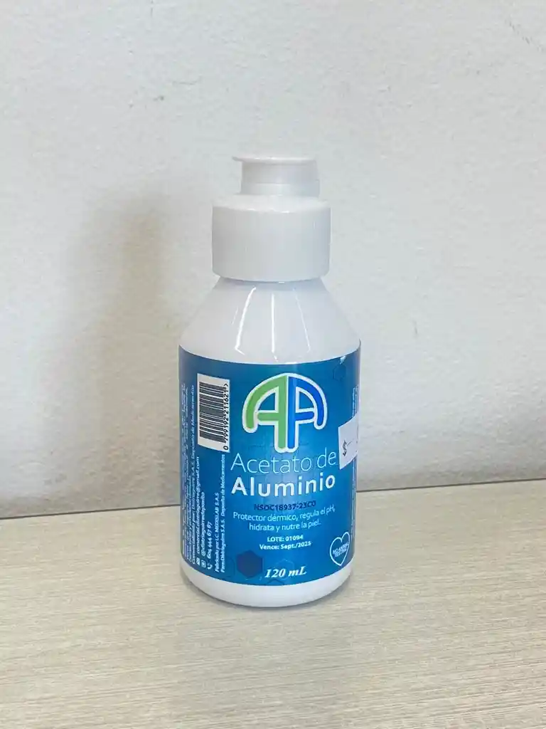 Acetato De Aluminio 120 Ml