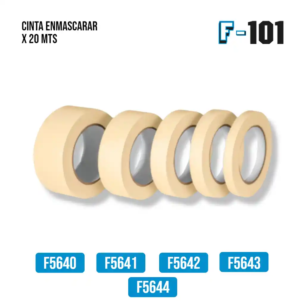 Cinta De Enmascarar 1 X 20 Mt