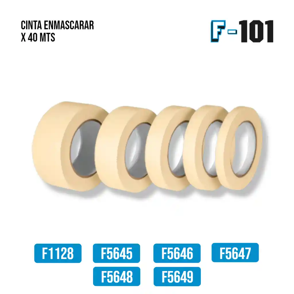 Cinta De Enmascarar 1/2 X 40 Mt