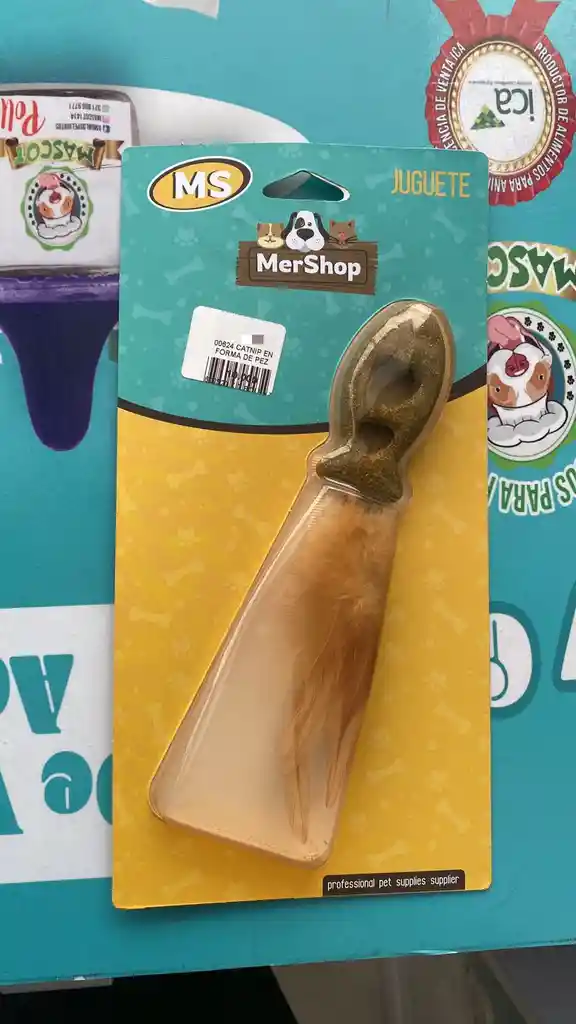 Catnip En Forma De Pescado O Ratón