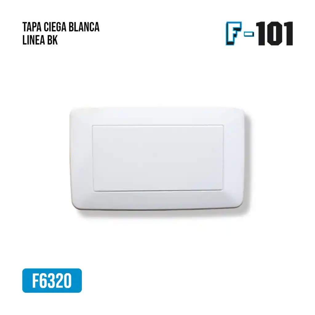 Tapa Ciega Blanco Linea Bk