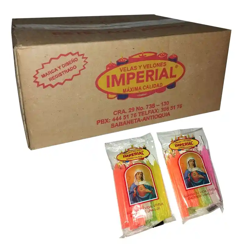 Caja De Velas Imperial