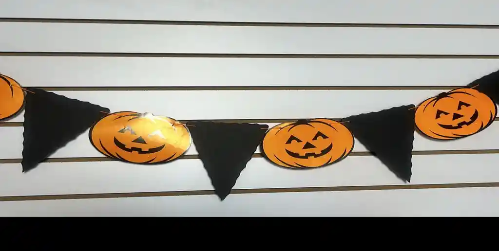 Guirnalda Halloween Calabaza / Triangulo 1.3 M