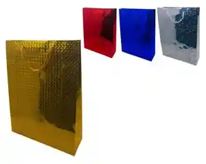 Bolsa De Regalo Holograma - Xl 34x26x8cm
