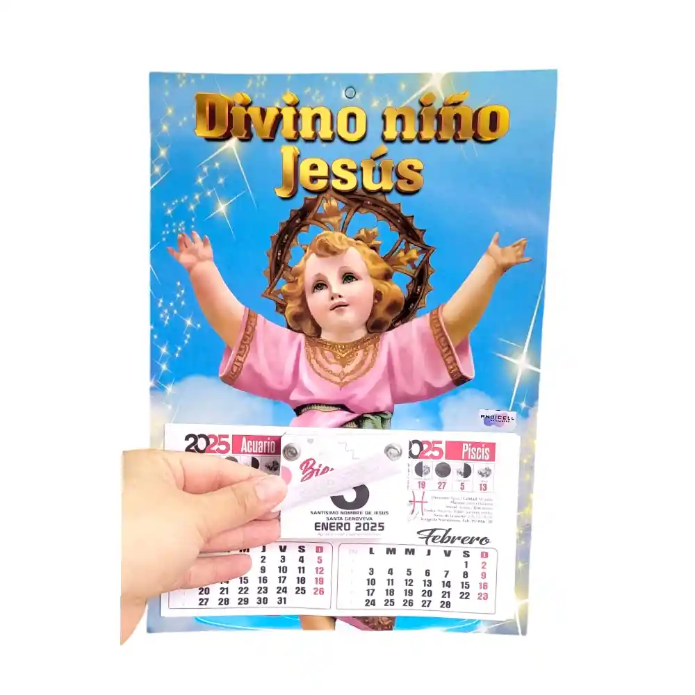 Calendario Almanaque 2025 Divino Niño Jesús