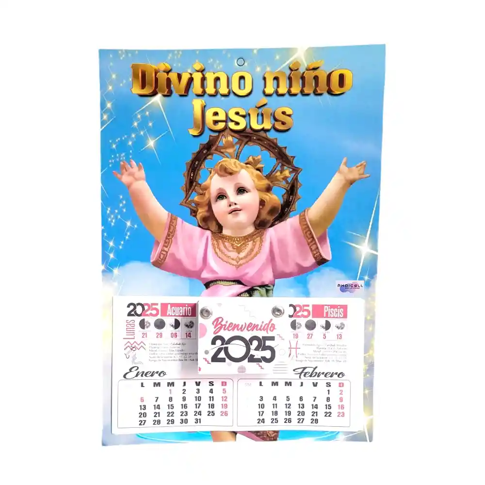 Calendario Almanaque 2025 Divino Niño Jesús