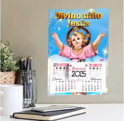 Calendario Almanaque 2025 Divino Niño Jesús