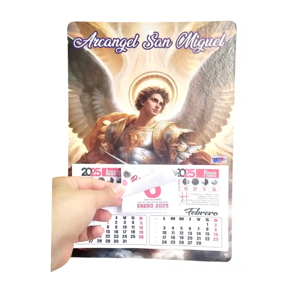 Calendario Almanaque 2025 Arcángel San Miguel