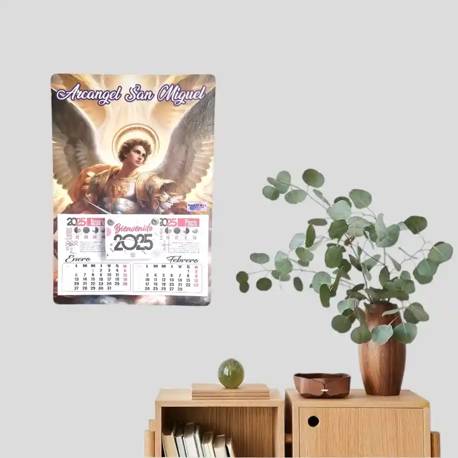 Calendario Almanaque 2025 Arcángel San Miguel