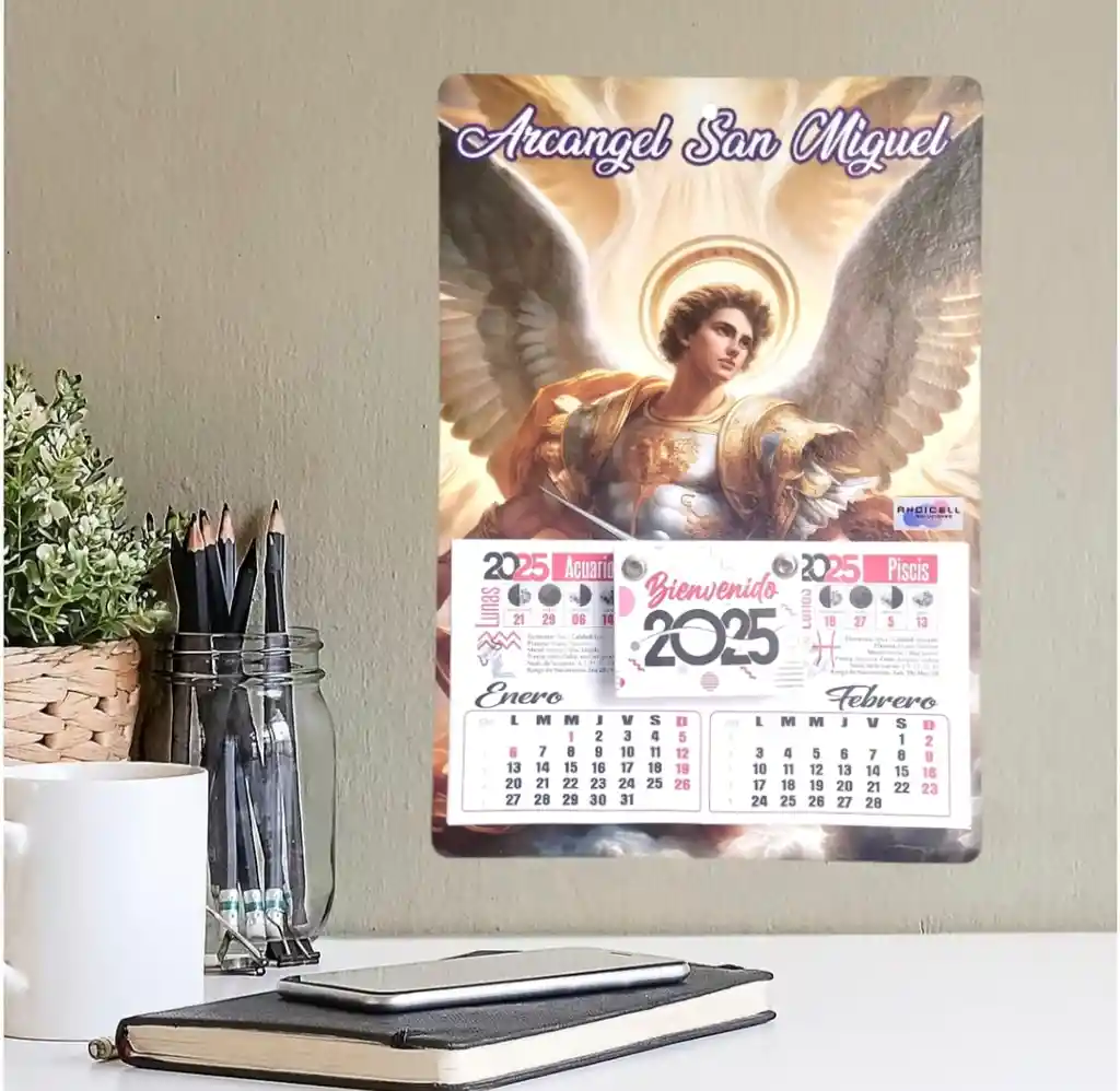 Calendario Almanaque 2025 Arcángel San Miguel