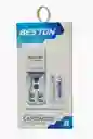 Pila 9v 250 Mah *1 Cuadrada Beston + Cargador Bst-c8005bn