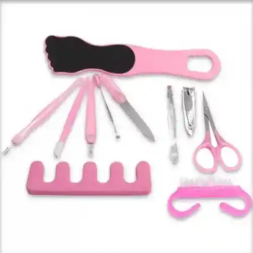 Kit Pedicure Cuidado De Pies, 6 Piezas, Compacto,