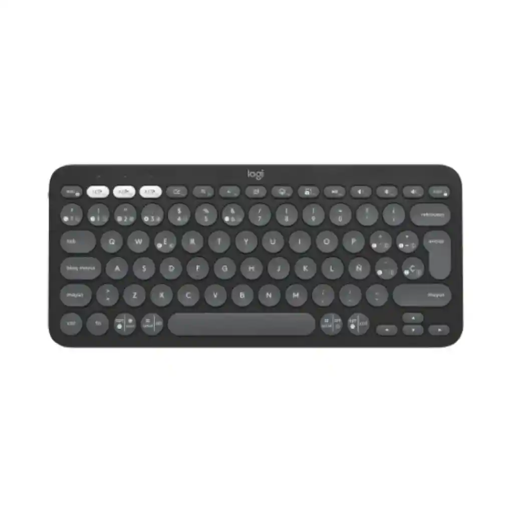 Logitech Teclado Pebble K380 2 Grafito Bluetooth