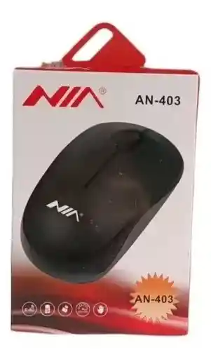 Mouse Inalámbrico Interfaz Usb Nia An-403 Cómodo 10mts