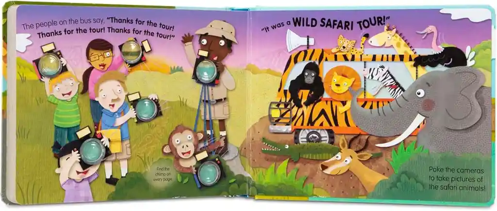 Libro Didáctico Estimulación Visual Safari Para Niños