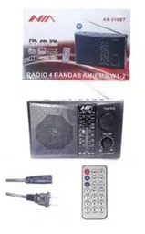 Radio Nia 4 Bandas Con Bluetooth Y Control Remoto An-018