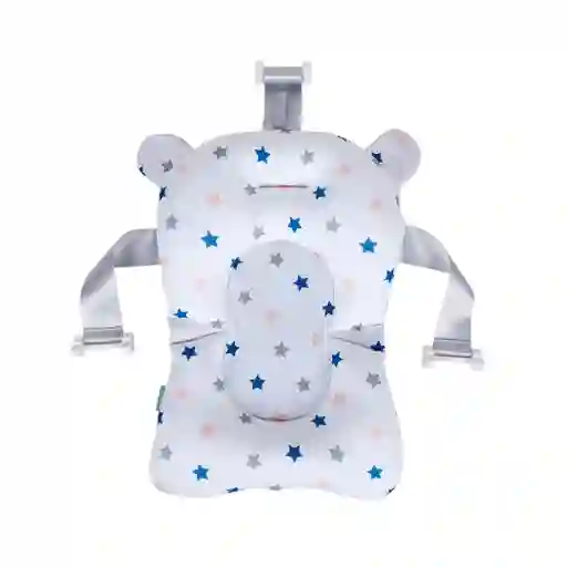 Almohadilla De Bañera Para Recién Nacido. Suave, Antideslizante, De Fácil Secado Blanco
