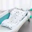 Almohadilla De Bañera Para Recién Nacido. Suave, Antideslizante, De Fácil Secado Blanco