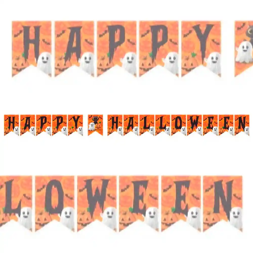 Halloween Guirnalda Happy Halloween