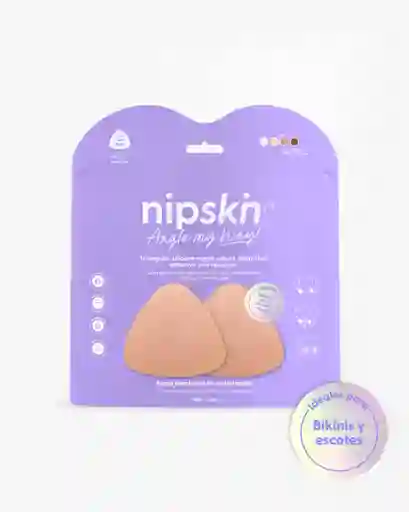 Nipskin Cubre Pezones Triangulares De Silicona - Color Cappuccino