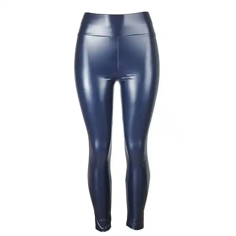 Leggings Cuerina Pretina Ancha