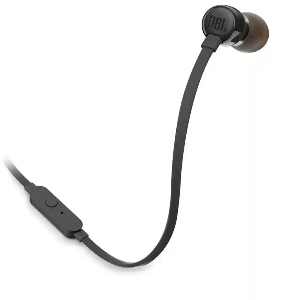 Audífonos Jbl Alámbricos In Ear Manos Libres T110 Negro