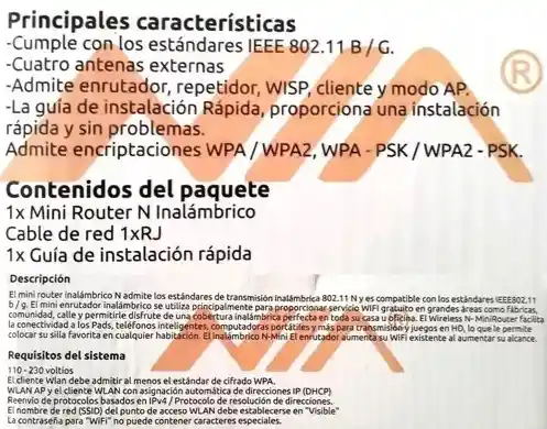 Repetidor Amplificador Wifi Nia Rompemuros Wr-09