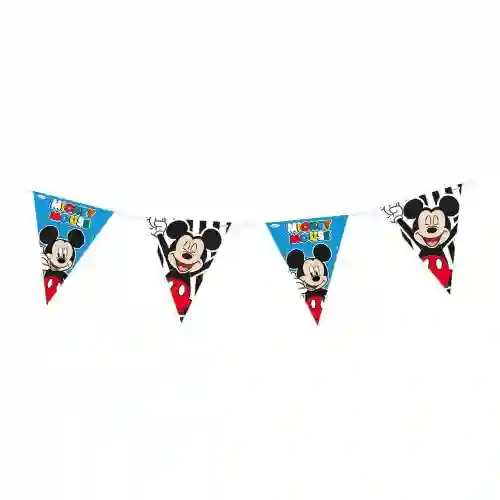 Banderín Metalizado Mickey Mouse Facetime 3.6m - Sempertex