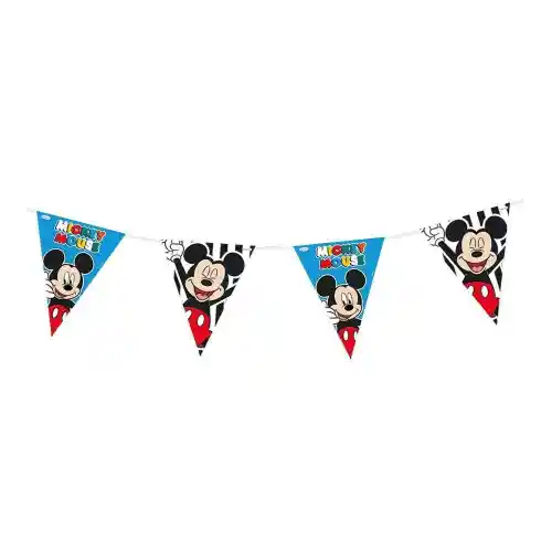 Banderín Metalizado Mickey Mouse Facetime 3.6m - Sempertex