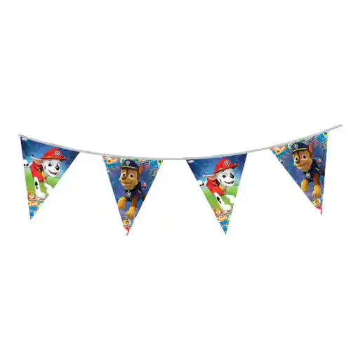 Banderín Metalizado Paw Patrol Niño 3.6m - Sempertex