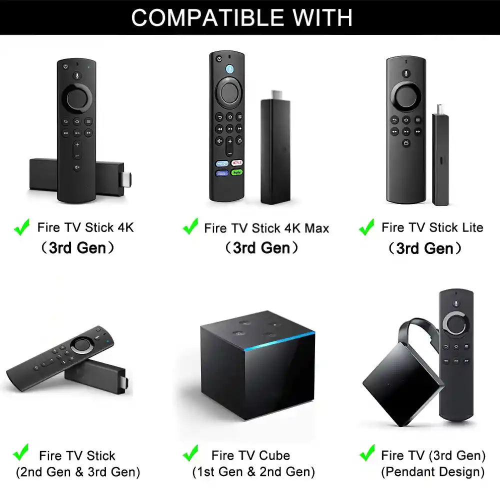 Control Remoto Reemplazo Fire Tv Stick Acceso Directo