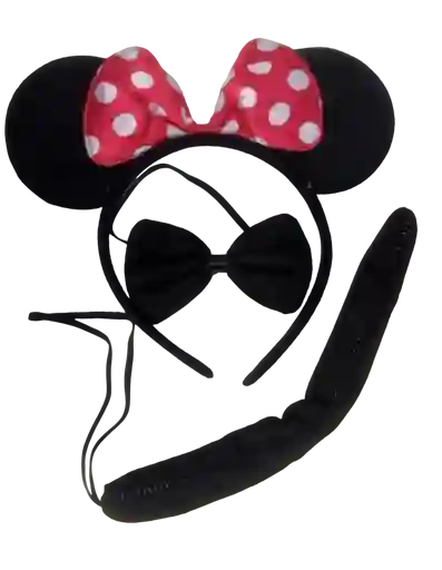 Halloween Set De Ratona Minnie Mouse 3pcs