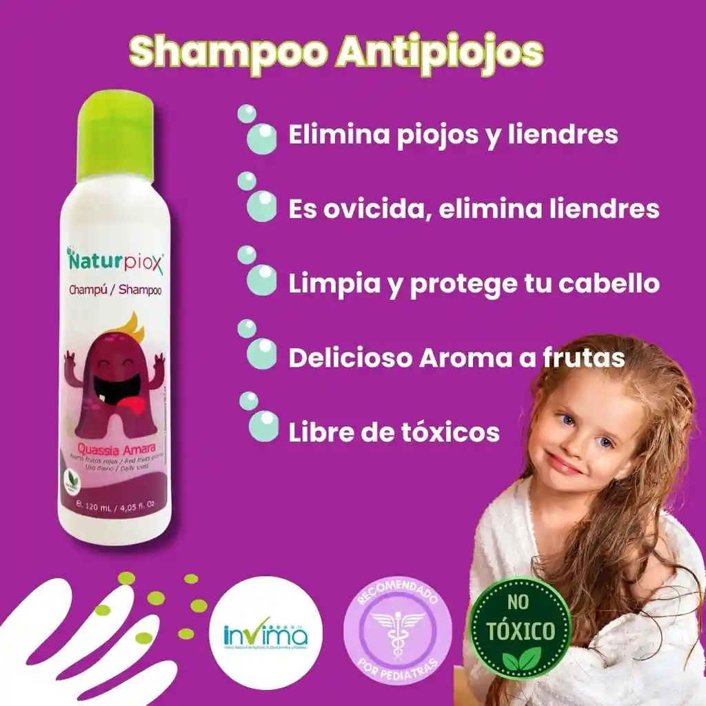 Shampoo Antipiojos Naturpiox