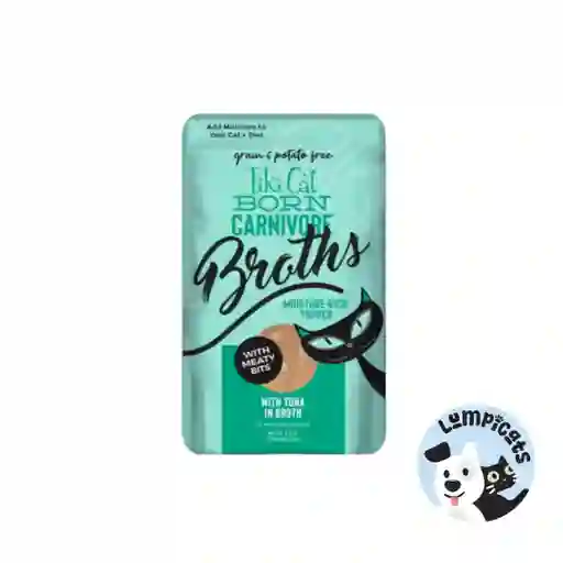 Tiki Cat Broth - Atun En Caldo - 37 Gr Pouch Alimento Húmedo Para Gatos