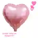 Globo Corazon Rosado 18"