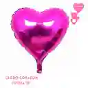 Globo Corazon Fucsia 18"