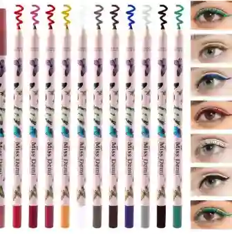 Lapiz Ojos Y Labios Colores/amarillo/rojo/cafe Oscuro, Claro/azul/gris/blanco/negro/verde/vinotinto Oscuro,claro/ C/u 5.000