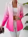 Blazer De Cuello Con Solapa Con Botón