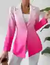 Blazer De Cuello Con Solapa Con Botón