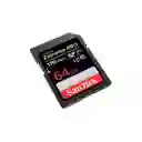 Memoria Sd Sandisk 64g 170mbs 4k Extreme Pro