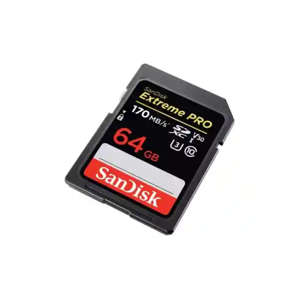 Memoria Sd Sandisk 64g 170mbs 4k Extreme Pro