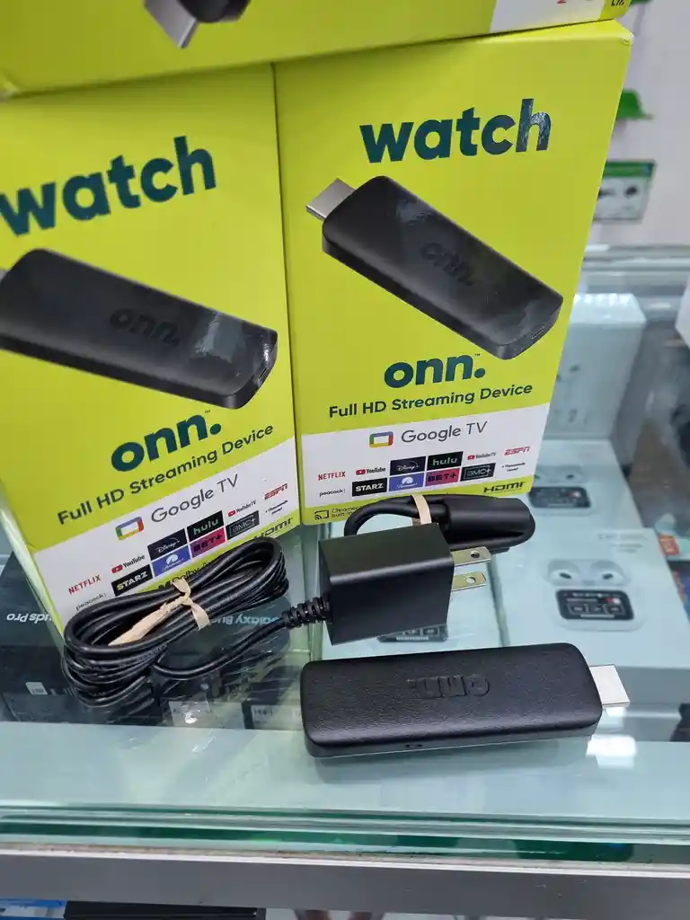 Onn 2k Fhd Streaming Stick Con Google Tv Control Por Voz