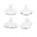 Cortadores De Galletas Y Pan Tipo Sello X4