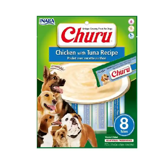 Churu Dogs Pollo Atun X8unidades