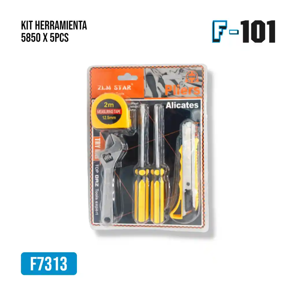 Kit Herramienta 5850 X 5 Pcs