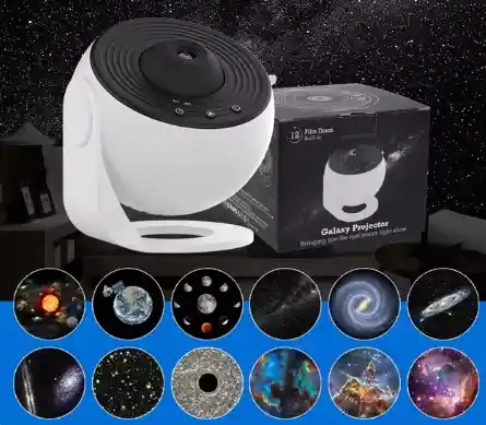 Proyector Lampara De Galaxia Giratoria De 360°