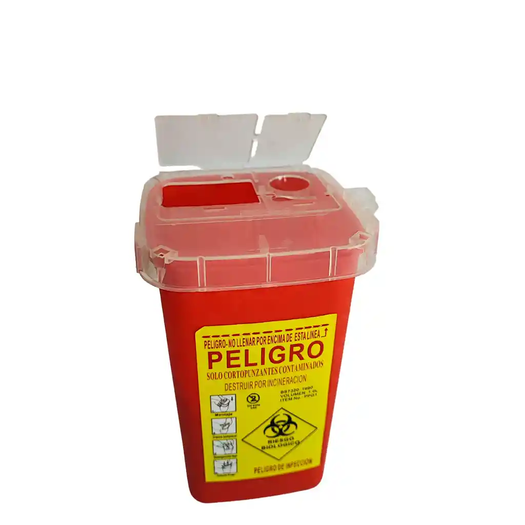 Caja Guardián De Seguridad Para Desecho De Objetos Cortopunzantes